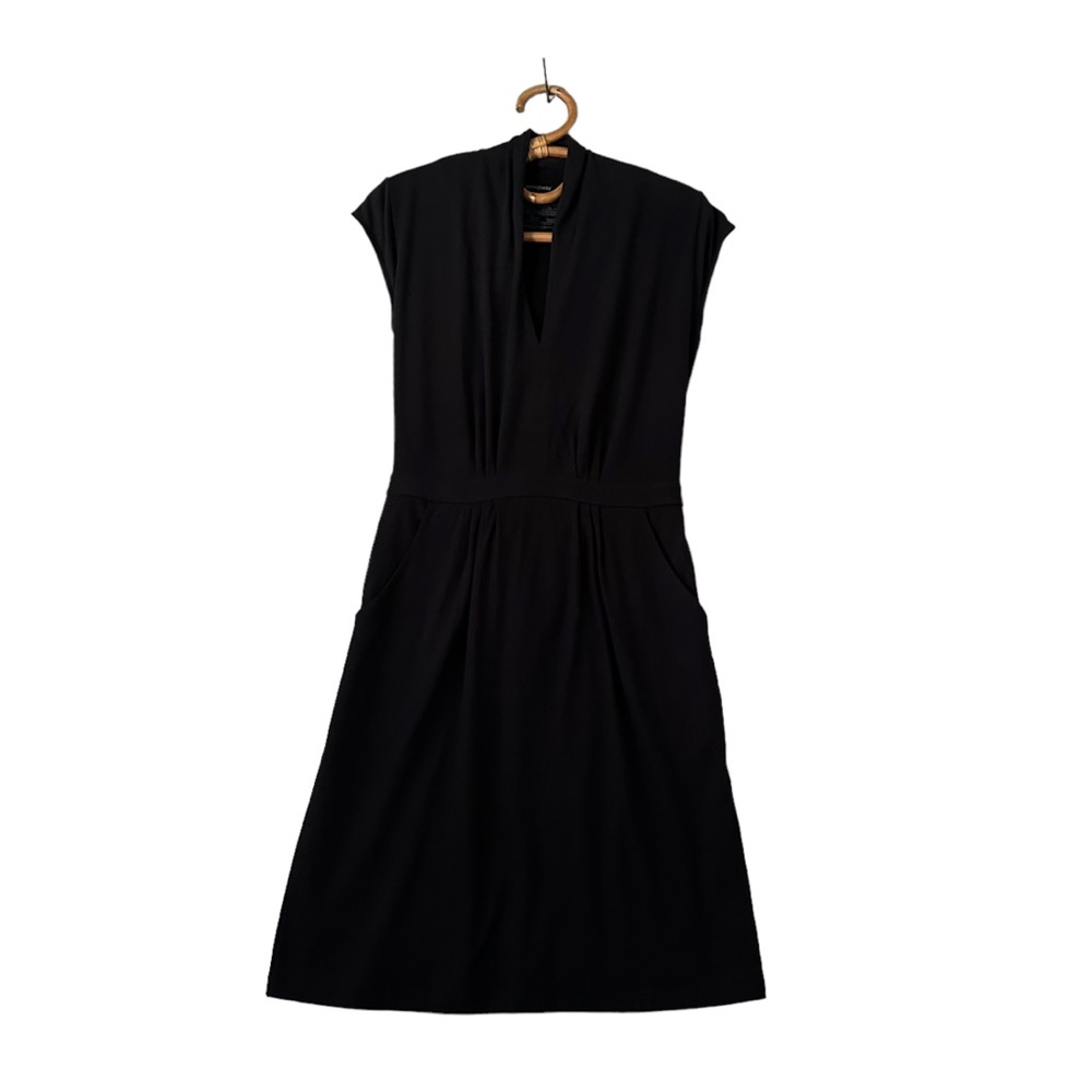 Patagonia | Black‎ Short Sleeve Tie Back Dress Size S Cotton Blend